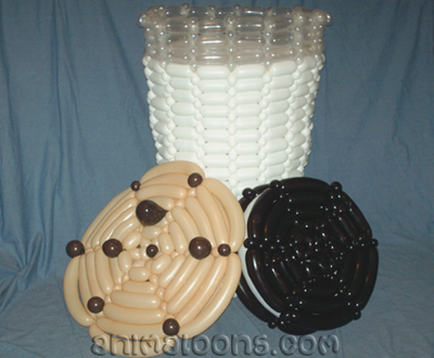 Custom Balloon Designs - Milk & Cookies by Adam's Animaloons